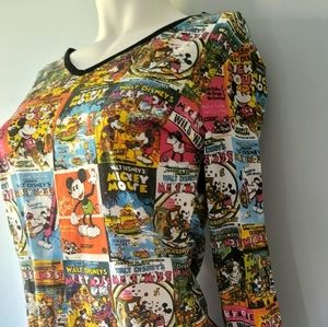 Humble Disney Mickey Mouse Long Sleeve Top Size S - M